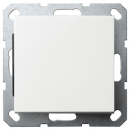 Выключатель одноклавишный Jasmart в комплекте с накладкой 10A 250V белый глянцевый G3011W
