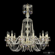 Подвесная люстра Bohemia Ivele Crystal 1402/12/300/XL-90 G K801 Подвесная люстра Bohemia Ivele Crystal 1402/12/300/XL-90 G K801