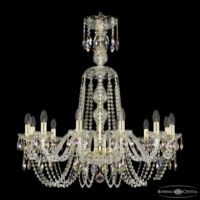 Подвесная люстра Bohemia Ivele Crystal 1402/12/300/XL-90 G K801