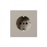 Розетка SCHUKO с защитными шторками 16A 250V 2P+T, цвет Сахара Jasmart FD5501SH