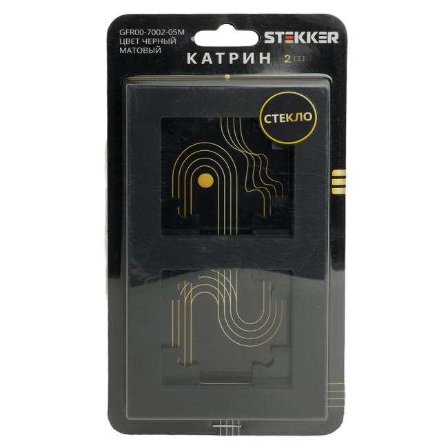 Рамка двухместная Stekker GFR00-7002-05М Катрин 49601 Рамка двухместная Stekker GFR00-7002-05М Катрин 49601