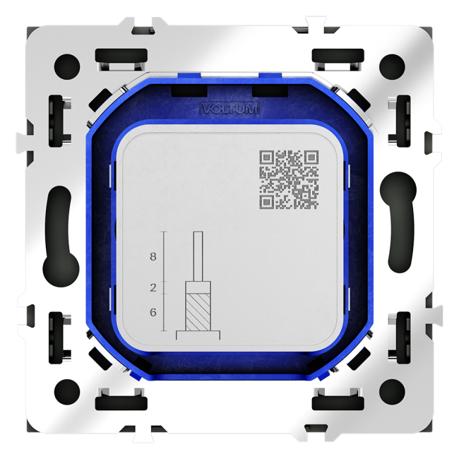 Розетка телевизионная Voltum S70 VLS060406 (титан)