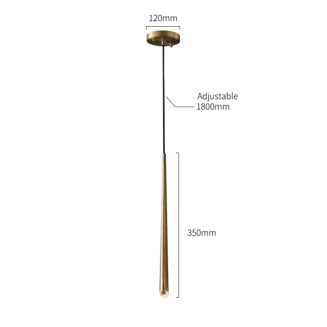 Подвесной светильник MT8863-1H antique brass Подвесной светильник MT8863-1H antique brass