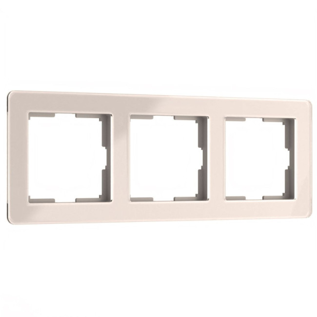 Рамка на 3 поста Werkel Acrylic айвори 4690389186295 W0032743 Рамка на 3 поста Werkel Acrylic айвори 4690389186295 W0032743