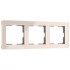 Рамка на 3 поста Werkel Acrylic айвори 4690389186295 W0032743 Рамка на 3 поста Werkel Acrylic айвори 4690389186295 W0032743