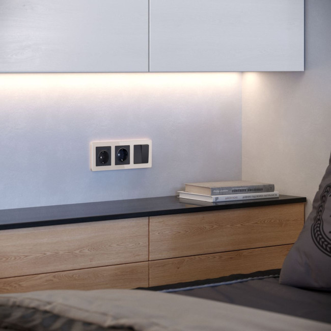 Рамка на 3 поста Werkel Acrylic айвори 4690389186295 W0032743 Рамка на 3 поста Werkel Acrylic айвори 4690389186295 W0032743