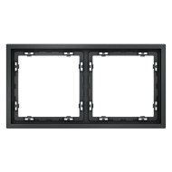 Рамка на 2 поста Voltum S70 VLS100207 (графит)