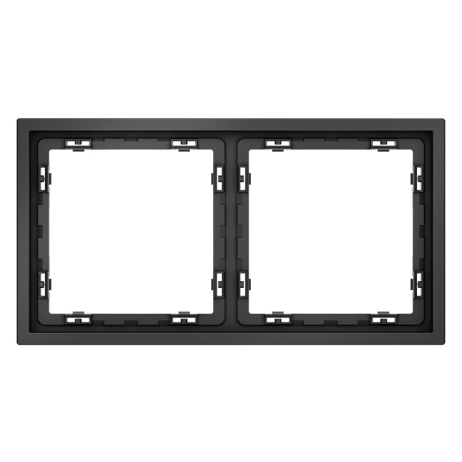 Рамка на 2 поста Voltum S70 VLS100207 (графит) Рамка на 2 поста Voltum S70 VLS100207 (графит)
