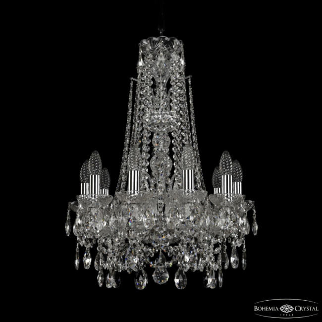 Подвесная люстра Bohemia Ivele Crystal 1411/10/141/XL-66 Ni