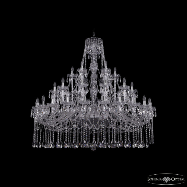 Подвесная люстра Bohemia Ivele Crystal 1413/24+12+6/530 Ni