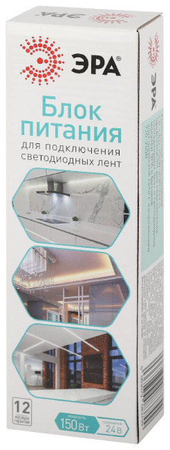 Блок питания Эра 150Вт DC24В 6.25A IP20 LP-LED-150W-IP20-24V-S Б0061131 Блок питания Эра 150Вт DC24В 6.25A IP20 LP-LED-150W-IP20-24V-S Б0061131