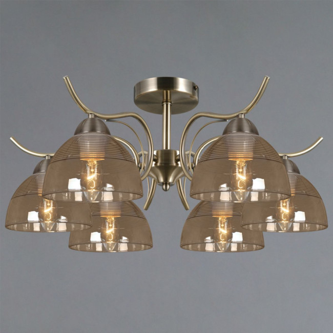Люстра на штанге Illumico IL0733-6CSQ-25 AB AREZZO