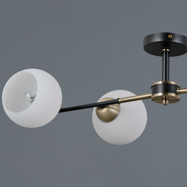 Люстра на штанге Illumico IL0469-4CSQ-24 BK AB LIBRA Люстра на штанге Illumico IL0469-4CSQ-24 BK AB LIBRA