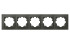 Рамка пятиместная ELBI Vega 510-011100-250 Рамка пятиместная ELBI Vega 510-011100-250
