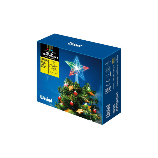 Украшение звезда Uniel ULD-H1516-010/DTA MULTI STAR UL-00005491 Украшение звезда Uniel ULD-H1516-010/DTA MULTI STAR UL-00005491