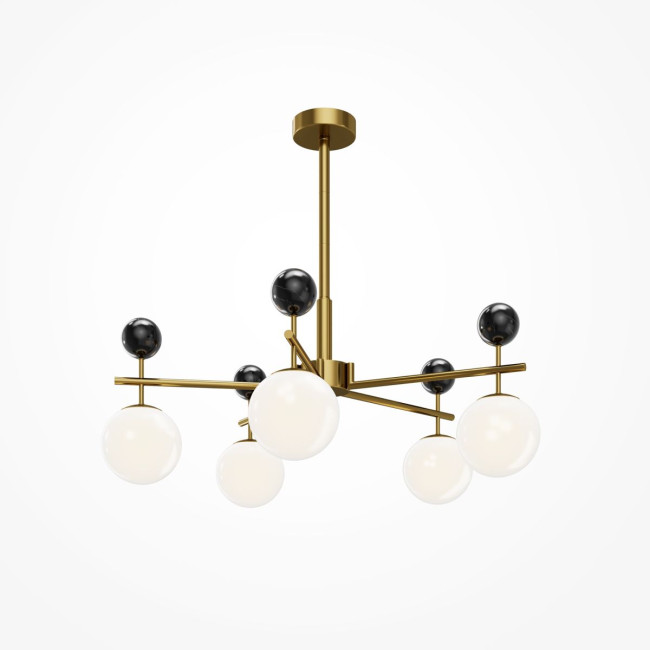 Люстра на штанге Maytoni Museo MOD436PL-05BS