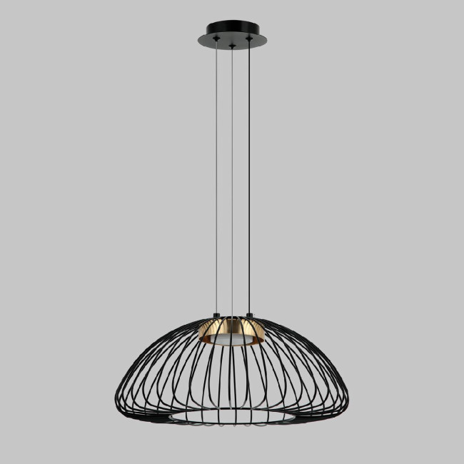 Подвесной светильник IMEX MD.23104-1-P-BK+BR Подвесной светильник IMEX MD.23104-1-P-BK+BR