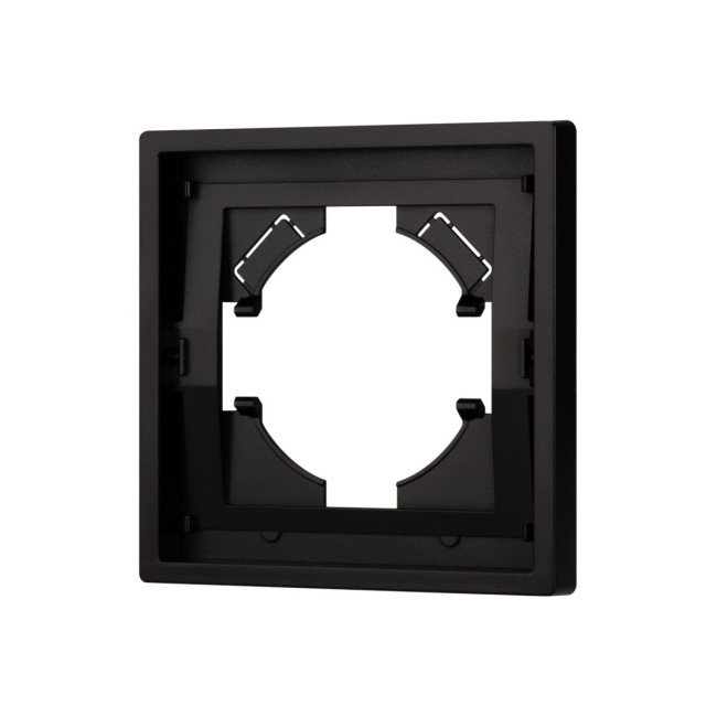 Рамка пластиковая на 1 пост Arlight FRM-TENDO-PL-1-BK 053836 Рамка пластиковая на 1 пост Arlight FRM-TENDO-PL-1-BK 053836