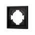 Рамка пластиковая на 1 пост Arlight FRM-TENDO-PL-1-BK 053836 Рамка пластиковая на 1 пост Arlight FRM-TENDO-PL-1-BK 053836