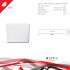 Накладной светильник Reluce 70607-9.5-001OL LED12W WH 4000K Накладной светильник Reluce 70607-9.5-001OL LED12W WH 4000K