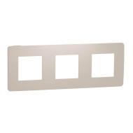 Рамка 3-постовая Schneider Electric Unica New NU280644