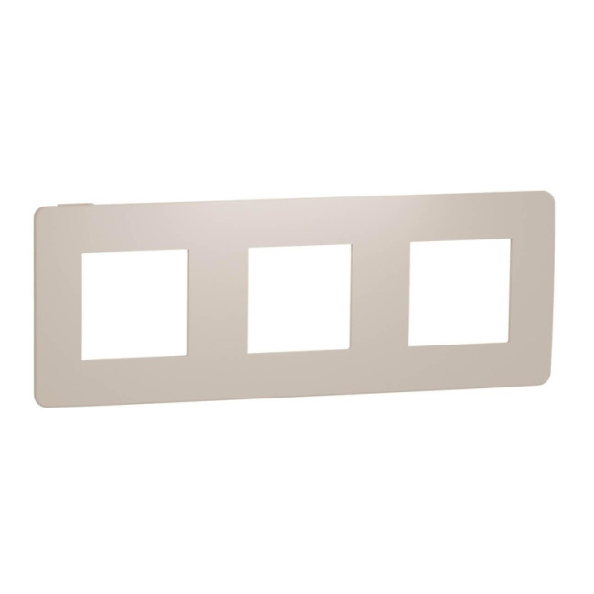 Рамка 3-постовая Schneider Electric Unica New NU280644