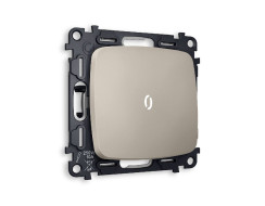 Комплект механизма 1-кл выключателя с подсветкой Ambrella Volt Omega MO362015