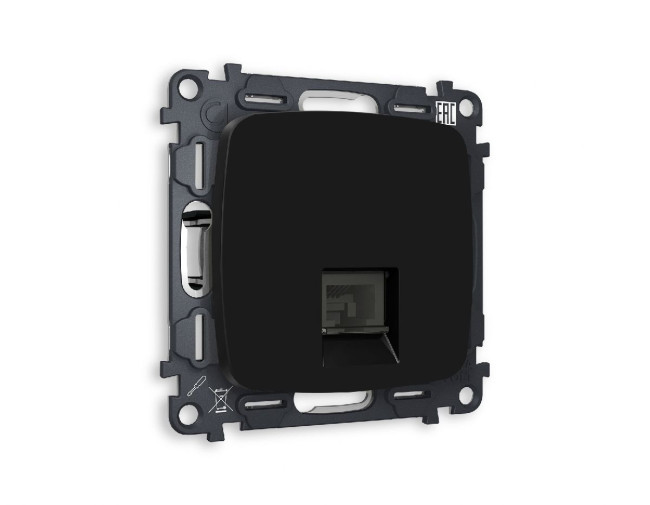 Комплект механизма телефонной розетки RJ-11(4P4C) со шторкой Ambrella Volt Omega MO812030 Комплект механизма телефонной розетки RJ-11(4P4C) со шторкой Ambrella Volt Omega MO812030