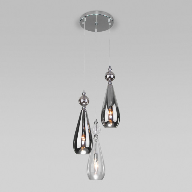 Подвесной светильник Eurosvet Ilario 50202/3 хром