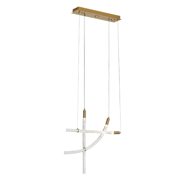 Подвесной светильник OD2412-3 gold/clear Подвесной светильник OD2412-3 gold/clear