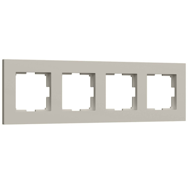 Рамка на 4 поста Werkel Slab (дымчатый софт) W0042917 4690389218453 a071628 Рамка на 4 поста Werkel Slab (дымчатый софт) W0042917 4690389218453 a071628