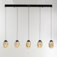 Подвесной светильник MD25090022-5B matt black/champagne Подвесной светильник MD25090022-5B matt black/champagne