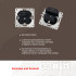 Комплект розетки с/з и шторками + USB и рамкой Arte Milano SET06-1-47-1 shampan Комплект розетки с/з и шторками + USB и рамкой Arte Milano SET06-1-47-1 shampan