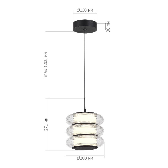 Подвесной светильник ST Luce Frittela SL6239.403.03 Подвесной светильник ST Luce Frittela SL6239.403.03
