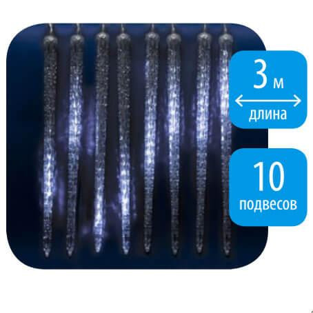 Светодиодная гирлянда (11124) Uniel занавес 220V белый ULD-E3005-300/DTK White IP44 ICICLE Светодиодная гирлянда (11124) Uniel занавес 220V белый ULD-E3005-300/DTK White IP44 ICICLE
