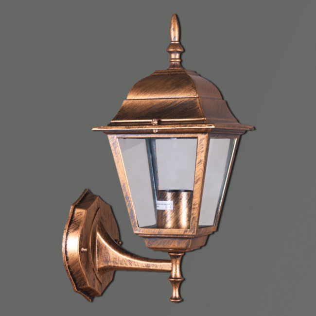 Уличный настенный светильник Reluce 08242-0.2-001W BKG Уличный настенный светильник Reluce 08242-0.2-001W BKG