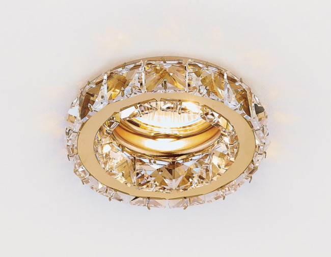 Встраиваемый светильник Ambrella Light K112 CL/G Встраиваемый светильник Ambrella Light K112 CL/G