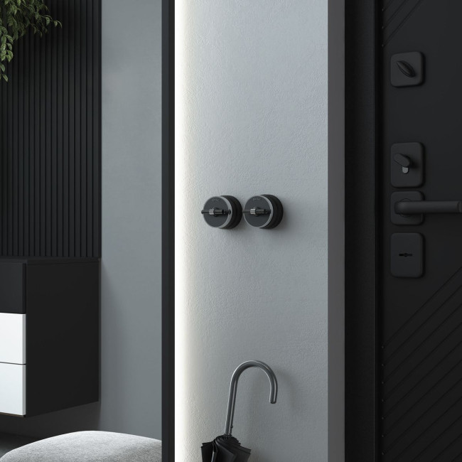 Переключатель одноклавишный Werkel Vintage черный матовый/хром W5812051 4690389174032 Переключатель одноклавишный Werkel Vintage черный матовый/хром W5812051 4690389174032