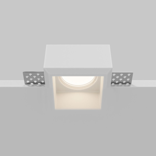 Встраиваемый светильник Maytoni Technical Gyps Modern DL131-GU10-01-W Встраиваемый светильник Maytoni Technical Gyps Modern DL131-GU10-01-W