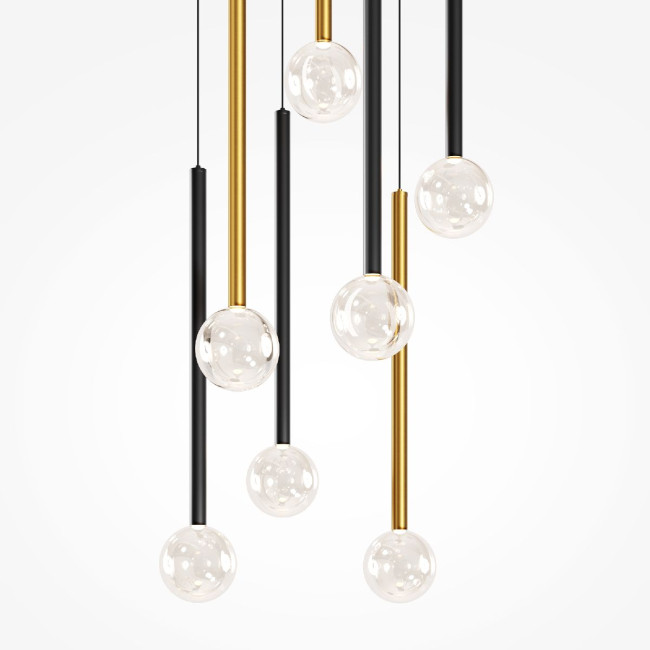 Каскадная люстра Maytoni Bubble dream MOD383PL-L20BBS3K Каскадная люстра Maytoni Bubble dream MOD383PL-L20BBS3K
