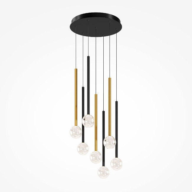 Каскадная люстра Maytoni Bubble dream MOD383PL-L20BBS3K Каскадная люстра Maytoni Bubble dream MOD383PL-L20BBS3K