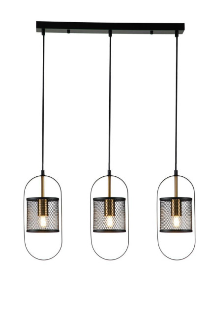 Подвесная люстра Indigo Via 10009/3P Black V000183 Подвесная люстра Indigo Via 10009/3P Black V000183