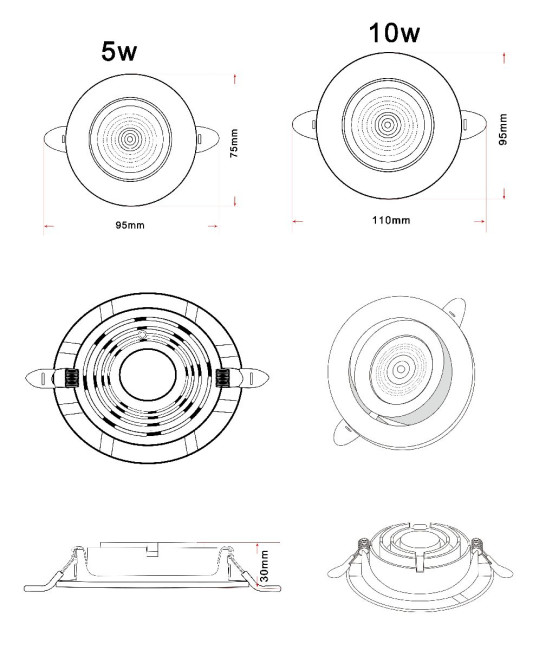 Встраиваемый светильник Zortes Raiz ZRS.57795.10 Встраиваемый светильник Zortes Raiz ZRS.57795.10