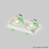 Встраиваемый светильник Crystal Lux CLT 068C2 WH Встраиваемый светильник Crystal Lux CLT 068C2 WH