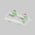 Встраиваемый светильник Crystal Lux CLT 068C2 WH Встраиваемый светильник Crystal Lux CLT 068C2 WH
