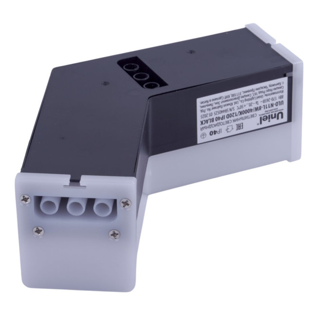Модульный светильник L-образный Uniel ULO-N11L-8W/4000K/120D IP40 BLACK UL-00013277 Модульный светильник L-образный Uniel ULO-N11L-8W/4000K/120D IP40 BLACK UL-00013277