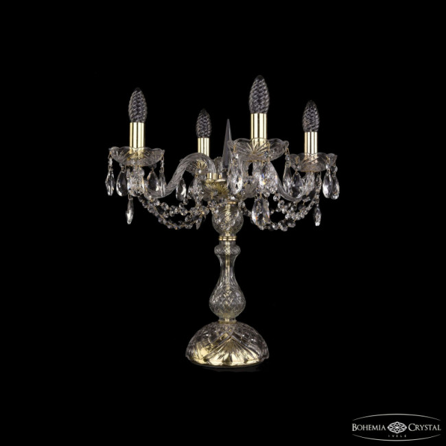 Настольная лампа Bohemia Ivele Crystal 1402L/4/141-47 G Настольная лампа Bohemia Ivele Crystal 1402L/4/141-47 G