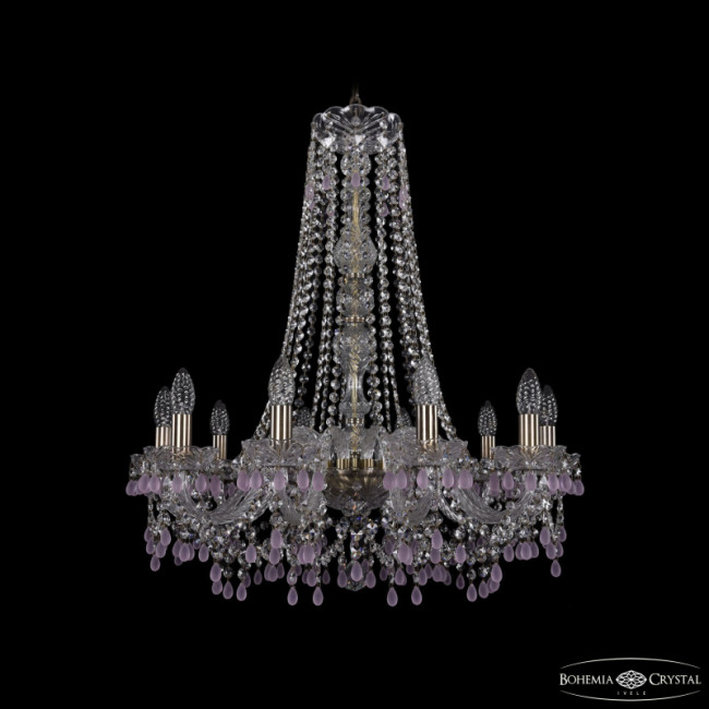 Подвесная люстра Bohemia Ivele Crystal 1410/10/240/h-74 Pa V7010