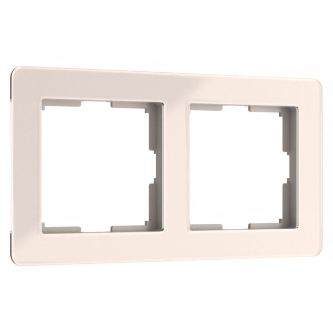 Рамка на 2 поста Werkel Acrylic айвори 4690389186288 W0022743 Рамка на 2 поста Werkel Acrylic айвори 4690389186288 W0022743