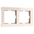 Рамка на 2 поста Werkel Acrylic айвори 4690389186288 W0022743 Рамка на 2 поста Werkel Acrylic айвори 4690389186288 W0022743